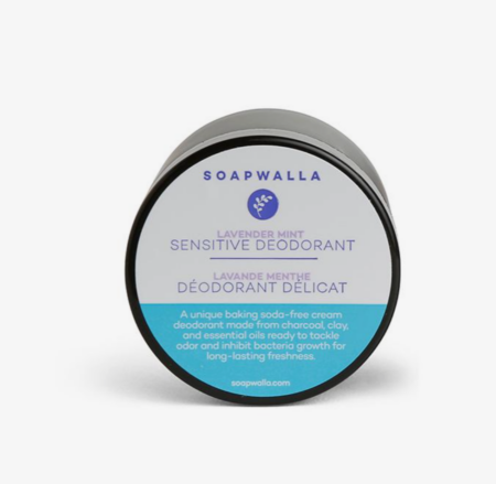 Soapwalla Sensitive Deodorant Cream Lavender Mint from Gimme the Good Stuff