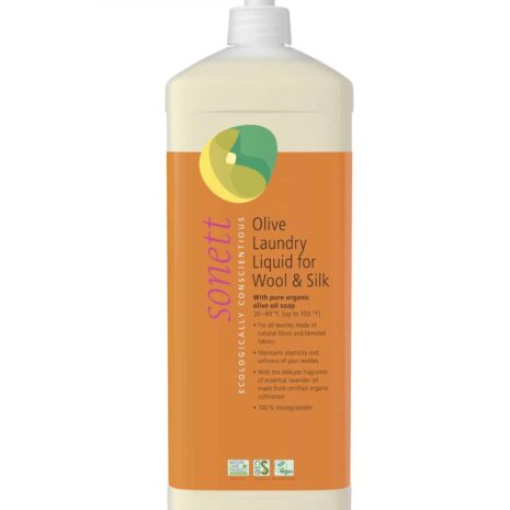Sonett Olive Laundry Liquid for Wool and Silk from gimme the good stuff