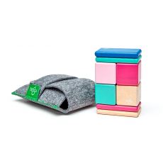 Tegu Original Pocket Pouch Magnetic Wooden Blocks blossom from gimme the good stuff