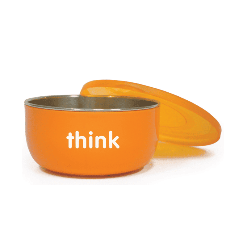 Think Stainless Steel Bowl Orange from Gimme the Good Stuff
