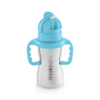 Thinkbaby Thinkster of Steel Sippy Cup Blue gimme the good stuff