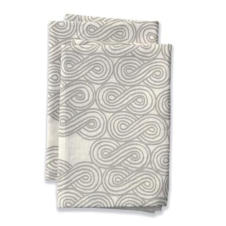 Two Sisters Organic Cotton Napkins Large - Cloud Neutral from Gimme the Good Stuff
