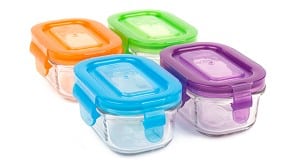 Wean Green Small Tub Glass Food Containers