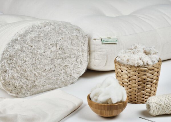White Lotus - Green Cotton & Wool Boulder Dreamton Mattress from gimme the good stuff