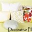 White Lotus Organic Cotton Decorative Pillows from Gimme the Good Stuff