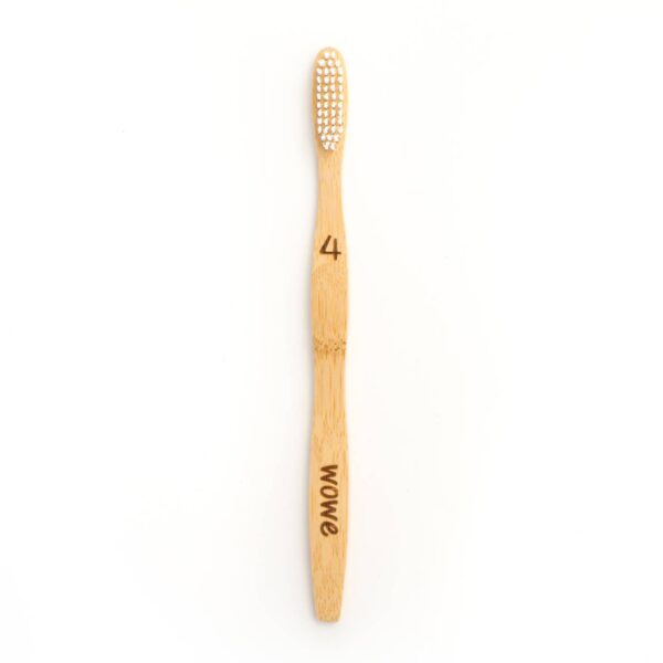 Wowe Adult Bamboo Toothbrush Pack of Four 002 from Gimme the Good Stuff