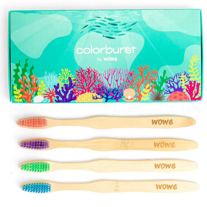 Wowe Colorburst Toothbrush Ocean from Gimme the Good Stuff