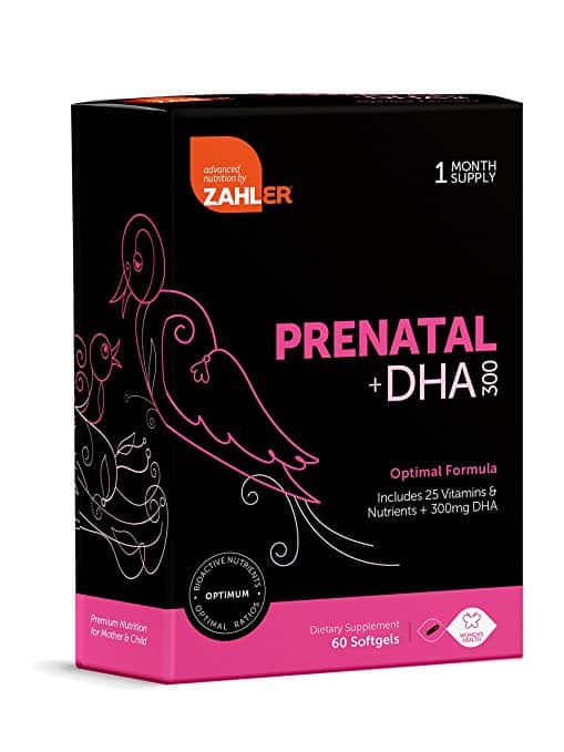 best prenatal vitamin Zahler with DHA