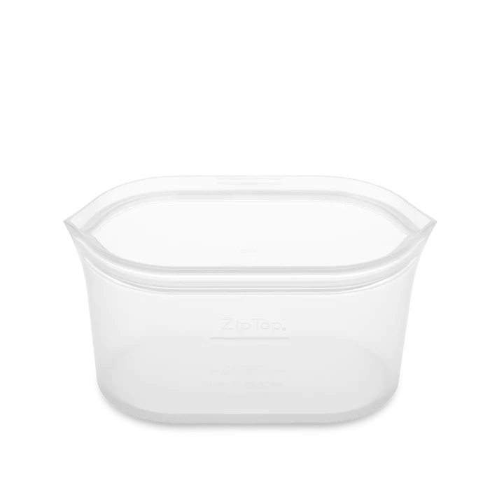 Zip Top Medium Silicone DIsh from Gimme the Good Stuff Frost