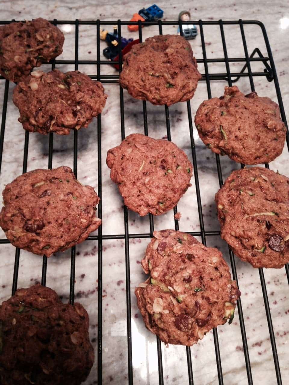 Zucchini Oatmeal Chip Cookies with Sprouted Flour