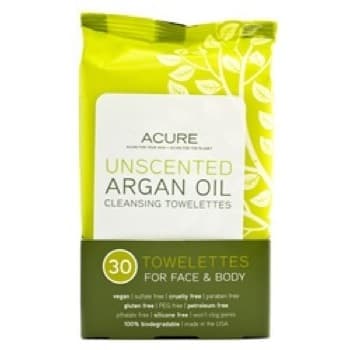 Acure Argan Cleansing Towelettes from Gimme the Good Stuff