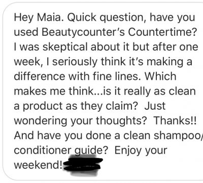 beautycounter countertime question gimme the good stuff