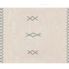Lorena Canals Washable Rug Atlas Natural - Vintage Blue from Gimme the Good Stuff