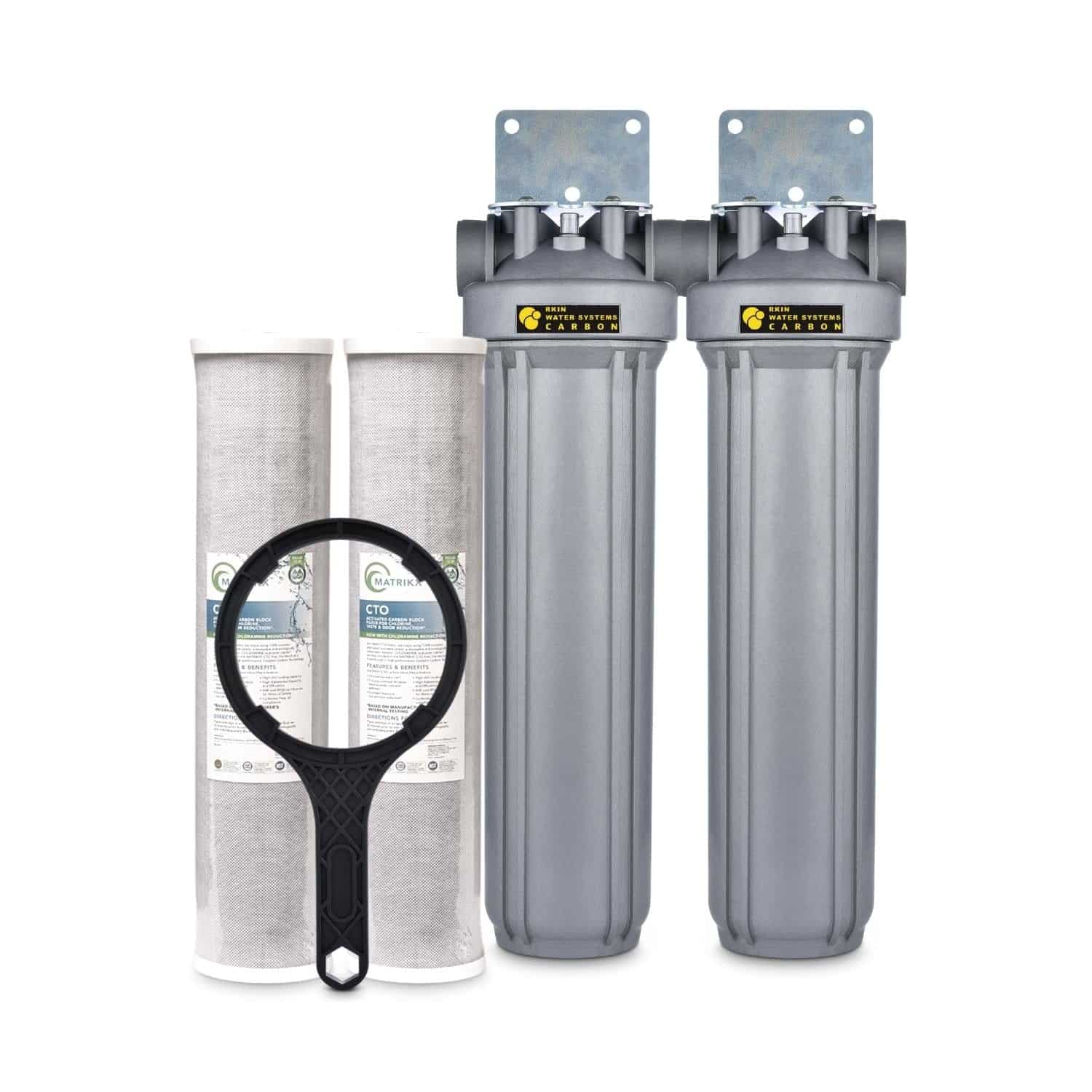 CBS Dual Carbon Whole House Water Filter from RKIN