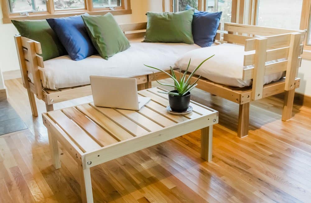 Carolina Morning Eco Square Coffee Table from Gimme the Good Stuff