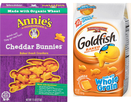 Annie's Bunnies or Pepperidge Farm's Goldfish?