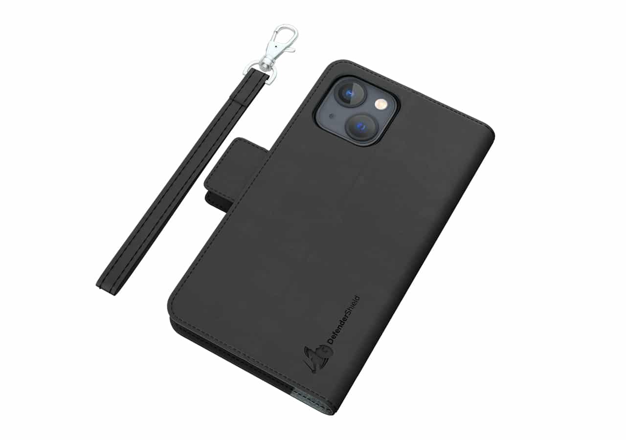 DefenderShield iPhone 13 Pro EMF Protection + Radiation Blocking Phone Case in Black