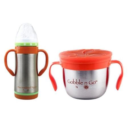eco-vessel-insulated-sippy-stainless-steel-bottle-with-snack-cup from Gimme the Good Stuff