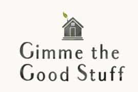 Gimme the Good Stuff vertical logo