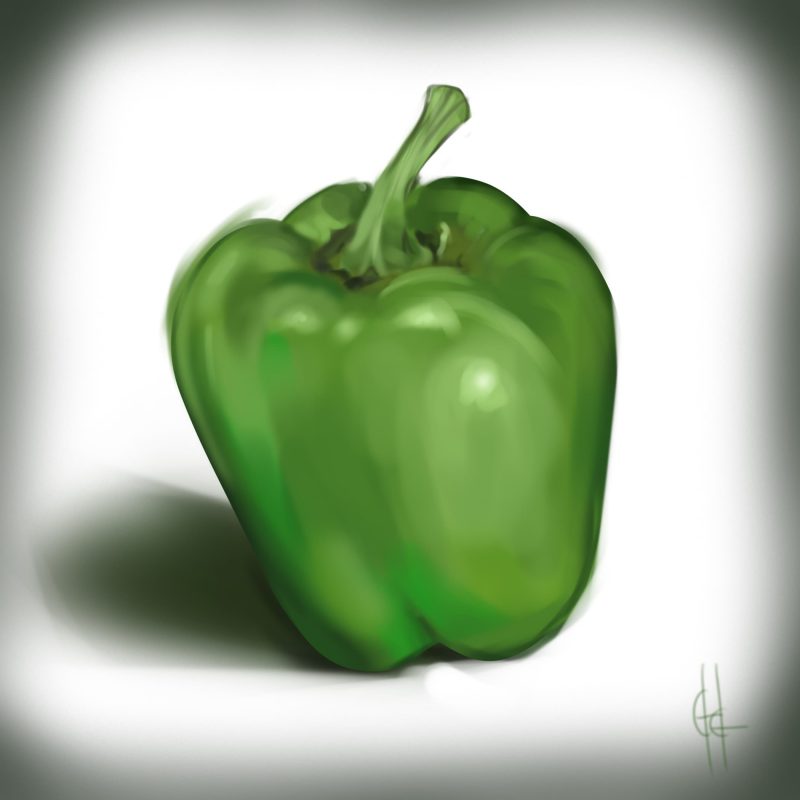 green pepper food