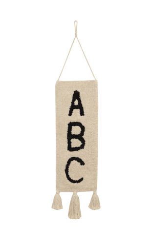 Lorena Canals ABC Wall Hanging from Gimme the Good Stuff