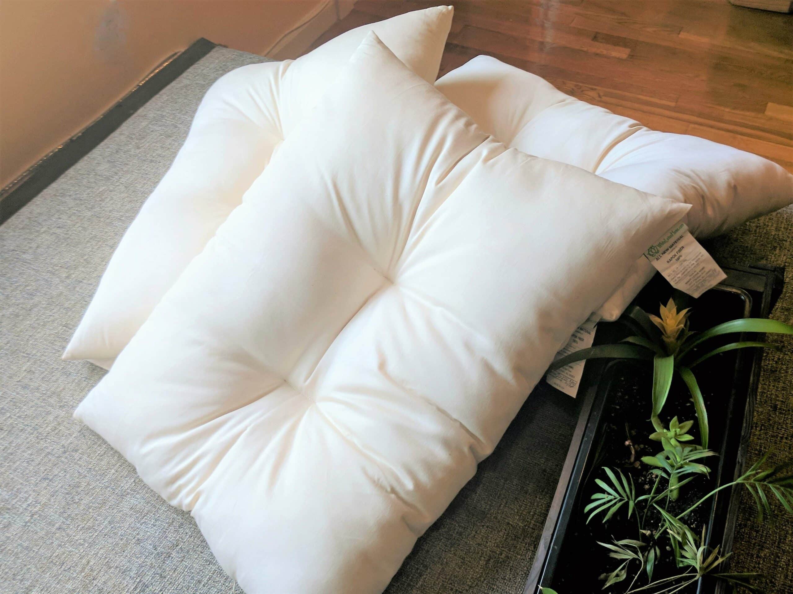White Lotus Organic Cotton Contour Pillow