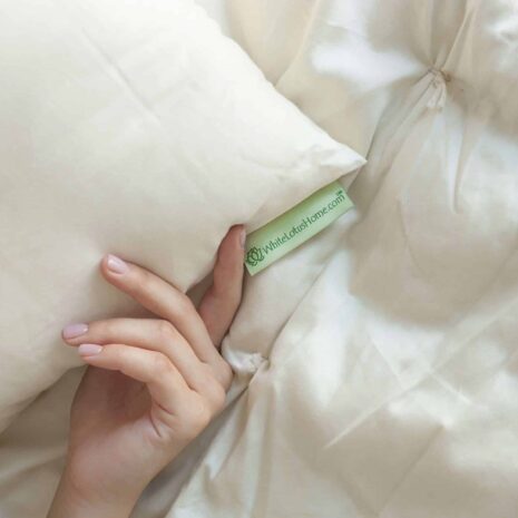White Lotus Kapok Sleep Pillows from Gimme the Good Stuff
