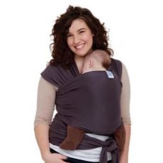 Moby Wrap Organic Carrier eggplant from Gimme the Good Stuff