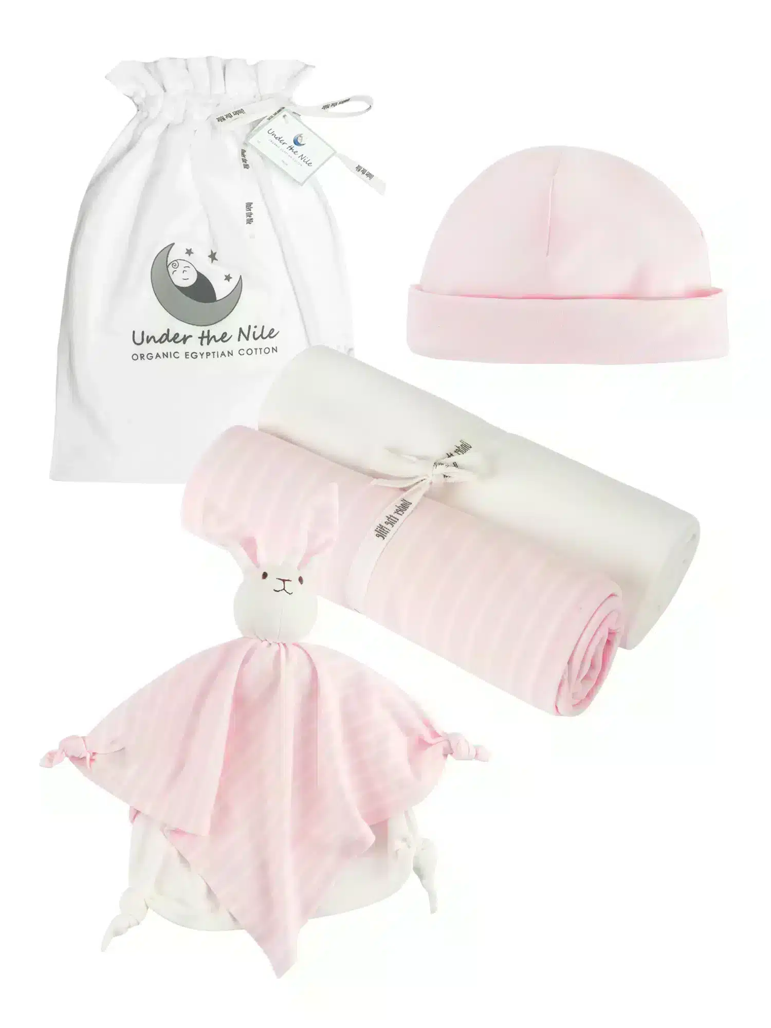 Under the Nile Stripe Essentials Gift Bag Set – Pink