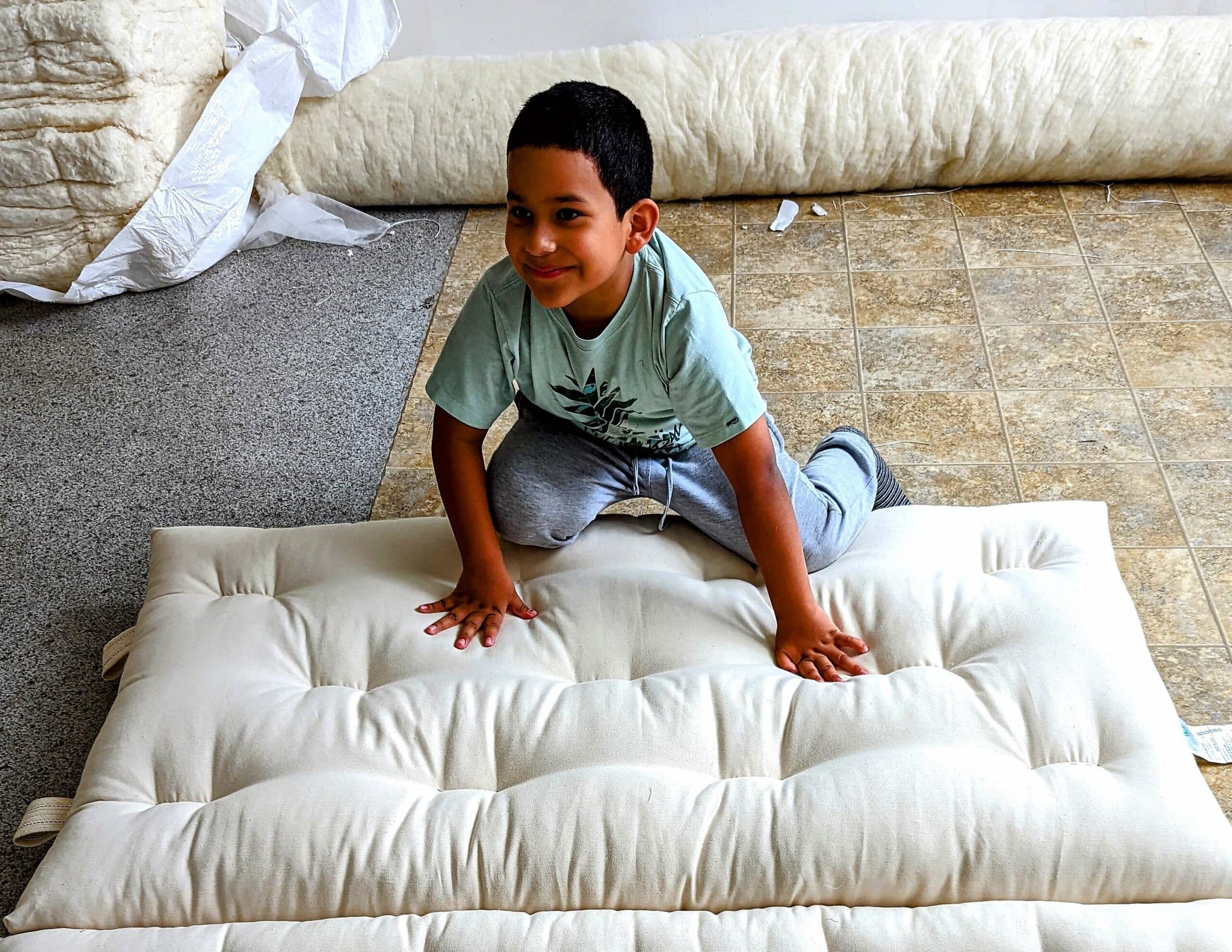 organic cotton and wool dreamton mattress 6 inch