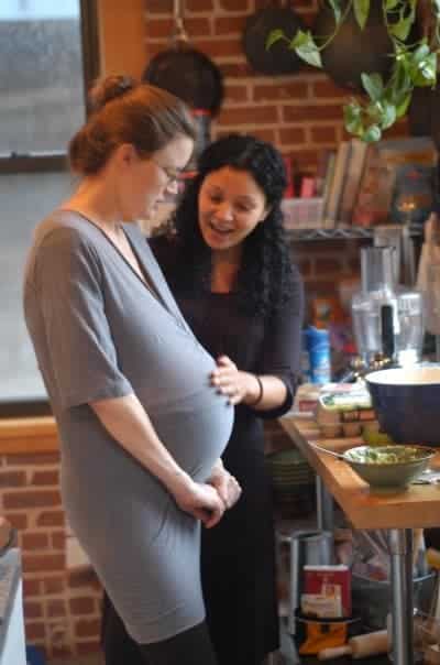 pregnant maia with elle