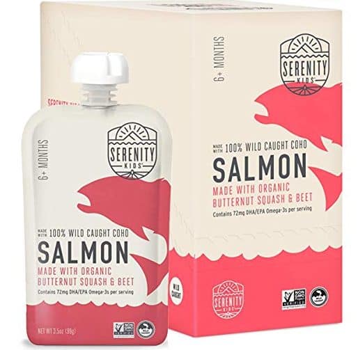 serenity kids salmon pouch gimme the good stuff