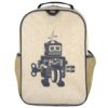 soyoung grey robot grade school backpack from gimme the good stuff
