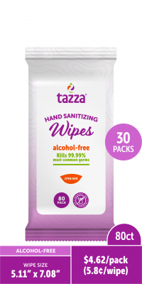 Tazza Hand Sanitizing Wipes from Gimme the Good Stuff