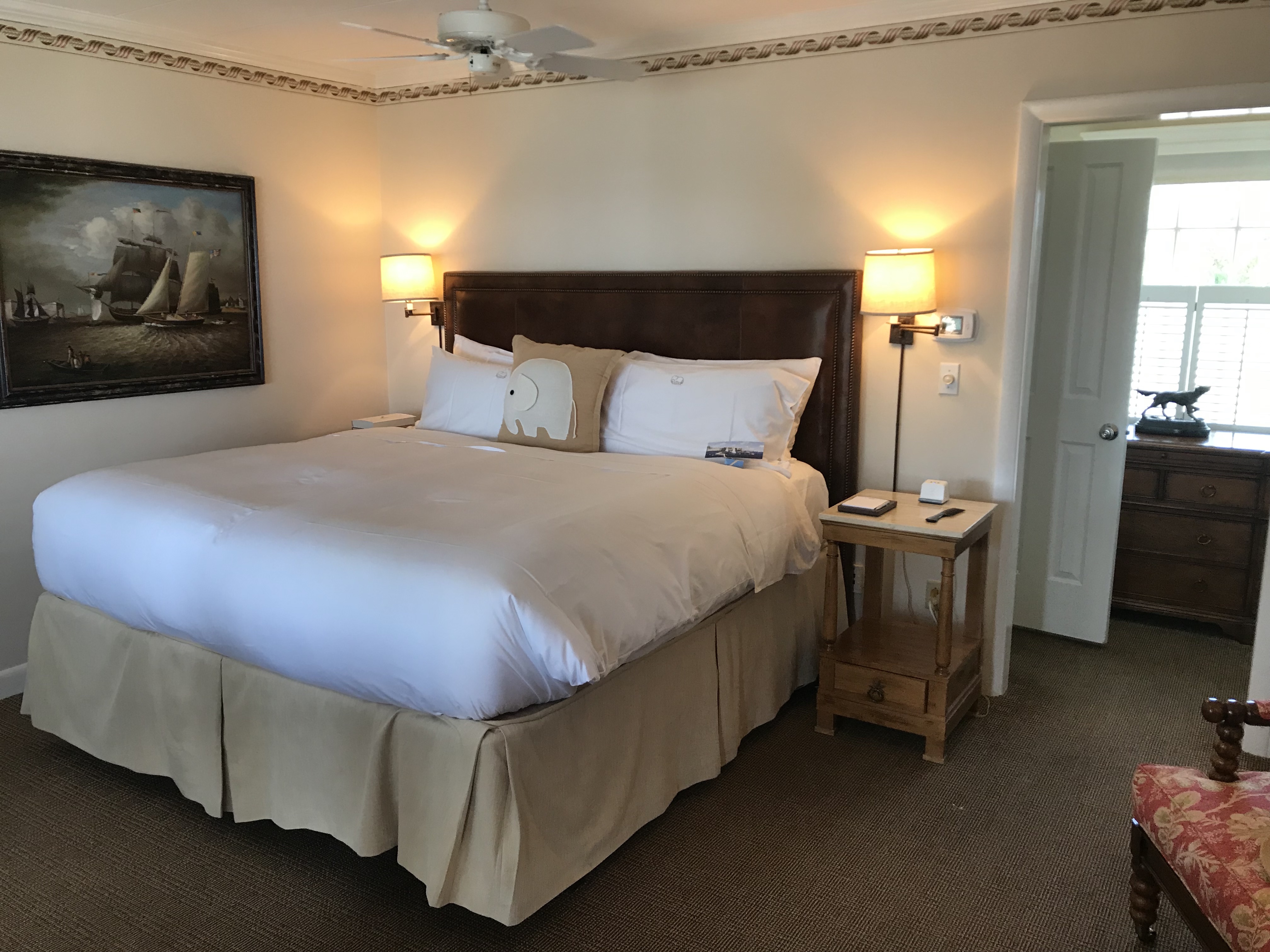 nantucket travel guide- white elephant hotel room