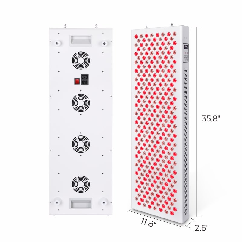 Gimme Red Light | Standard 1500 | Red Light Therapy Panel Size Chart.